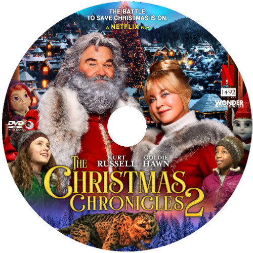 (08) THE CHRISTMAS CHRONICLES 2 DVD NETFLIX MOVIE 2020 Kurt Russell