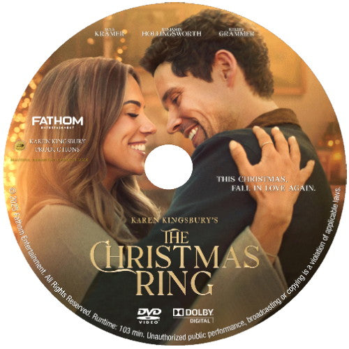 THE CHRISTMAS RING DVD MOVIE 2025 Jana Kramer, Benjamin Hollingsworth