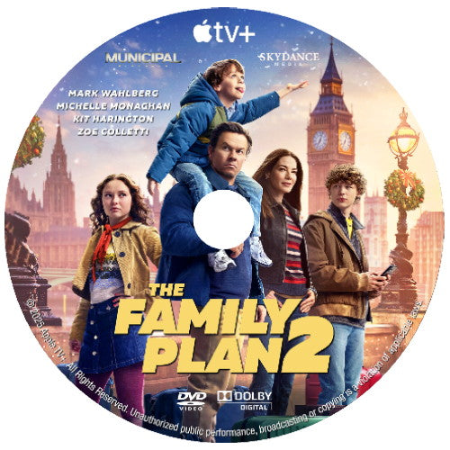 (14) THE FAMILY PLAN 2 DVD MOVIE 2025 - Mark Wahlberg