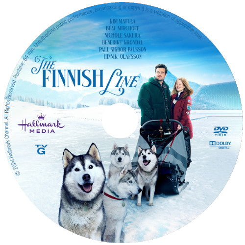 (02) THE FINNISH LINE DVD HALLMARK MOVIE 2024