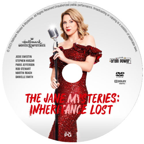 THE JANE MYSTERIES: INHERITANCE LOST DVD HALLMARK MOVIE 2023