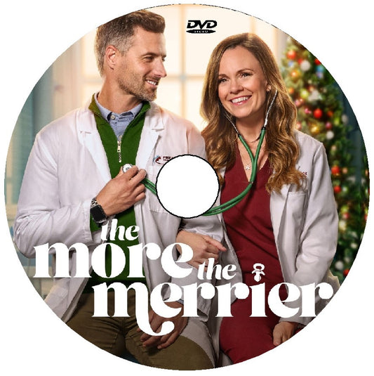 (06) THE MORE THE MERRIER DVD MOVIE 2025 Rachel Boston, Brendan Penny