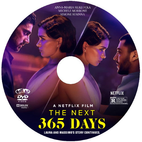 (45) 365 DAYS: THE NEXT 365 DAYS DVD NETFLIX MOVIE 2022