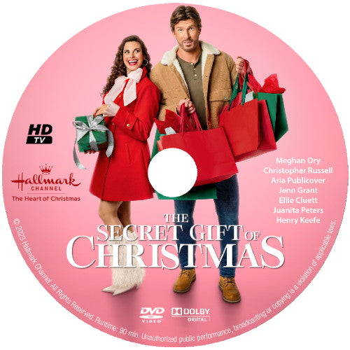 THE SECRET GIFT OF CHRISTMAS DVD HALLMARK MOVIE 2023 Christopher Russell