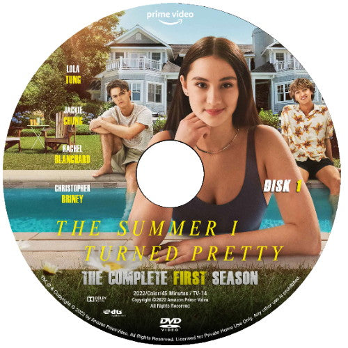 (06) THE SUMMER I TURNED PRETTY DVD COMPLETE SEASON 1 - 2022