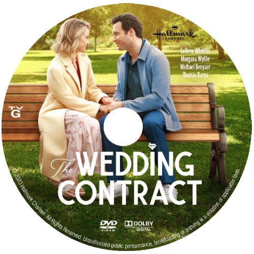 THE WEDDING CONTRACT DVD HALLMARK MOVIE 2023 Becca Tobin & Jake Epstein