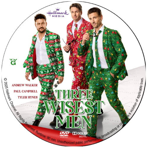 (01) THREE WISEST MEN DVD MOVIE 2025 Tyler Hynes, Andrew Walker