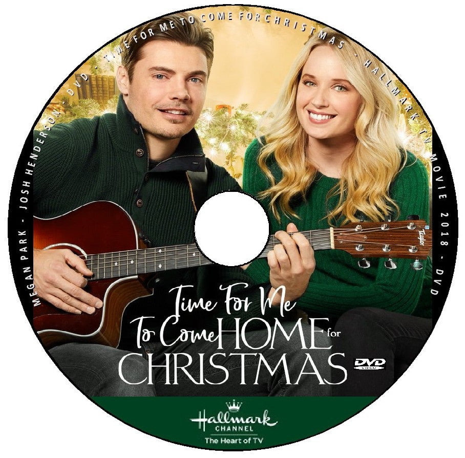 TIME FOR ME TO COME HOME FOR CHRISTMAS DVD HALLMARK MOVIE 2018