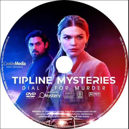 TIPLINE MYSTERIES DIAL 1 FOR MURDER DVD HALLMARK MOVIE 2024