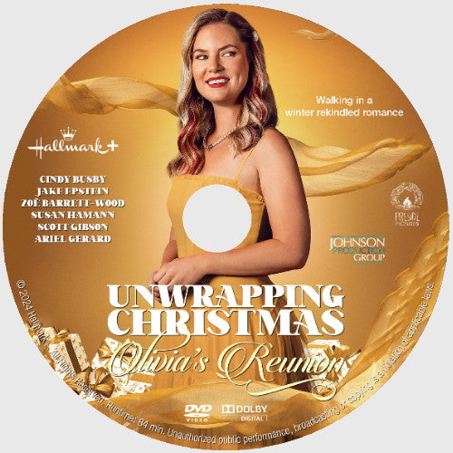 UNWRAPPING CHRISTMAS: OLIVIA'S REUNION DVD MOVIE 2024