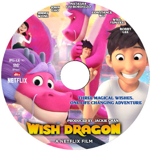 WISH DRAGON DVD NETFLIX ANIME MOVIE 2021 - (English Audio)