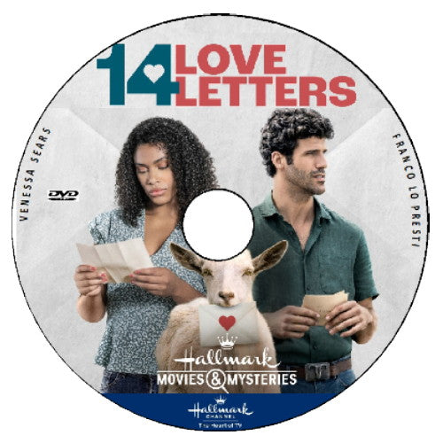 14 LOVE LETTERS DVD HALLMARK MOVIE 2022 Vanessa Sears