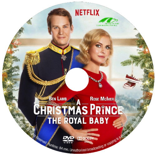 A CHRISTMAS PRINCE: THE ROYAL BABY DVD NETFLIX MOVIE 2019