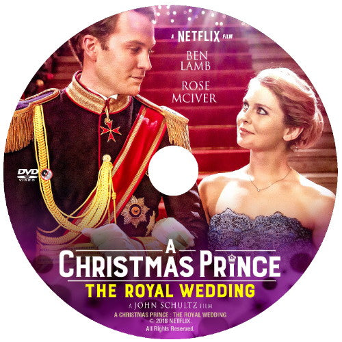 A CHRISTMAS PRINCE: THE ROYAL WEDDING DVD NETFLIX MOVIE 2018