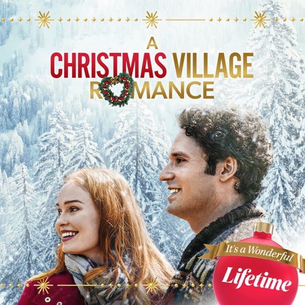 A CHRISTMAS VILLAGE ROMANCE DVD LIFETIME MOVIE 2021 Jake Epstein