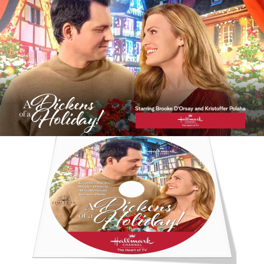 A DICKENS OF A HOLIDAY! DVD HALLMARK CHRISTMAS MOVIE 2021 Brooke D'Orsay
