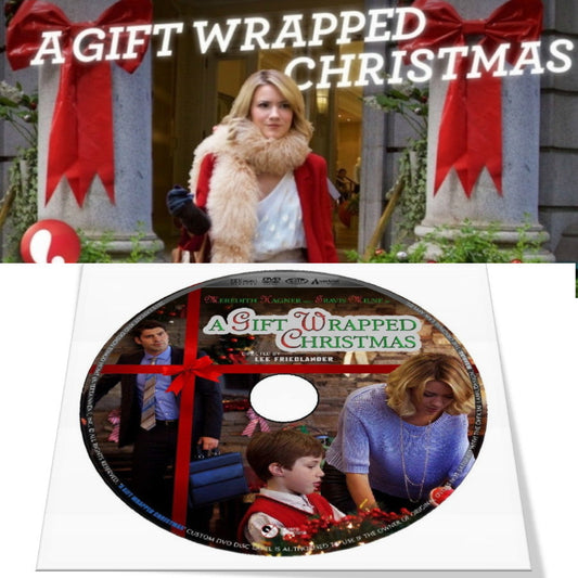 A GIFT WRAPPED CHRISTMAS DVD 2015 HALLMARK MOVIE