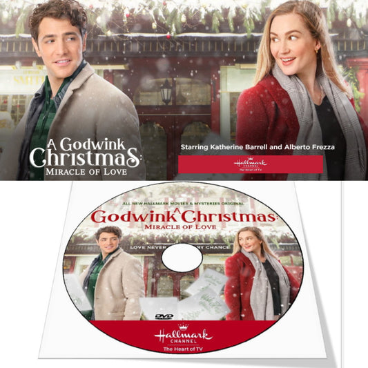 A GODWINK CHRISTMAS: MIRACLE OF LOVE DVD HALLMARK MOVIE 2021