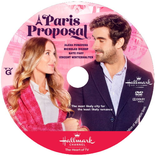 A PARIS PROPOSAL DVD HALLMARK MOVIE 2023 - Alexa PenaVega
