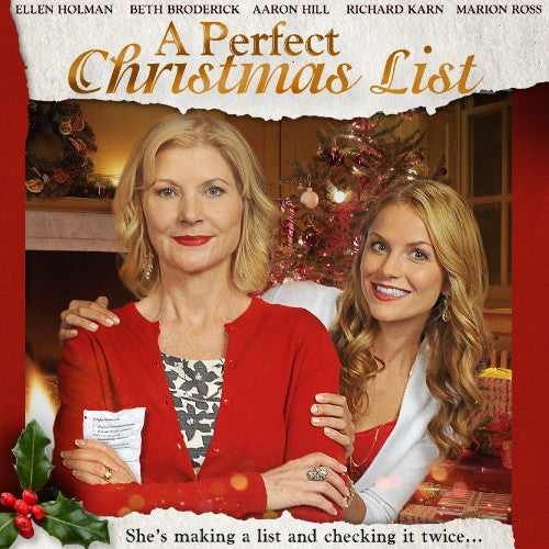 A PERFECT CHRISTMAS LIST DVD MOVIE 2014 Ellen Hollman