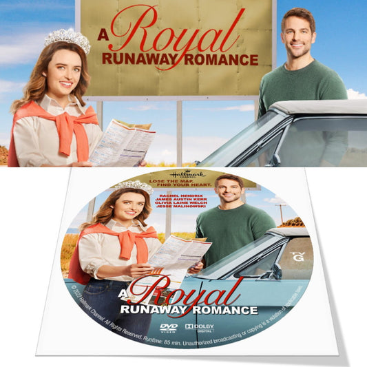 A ROYAL RUNAWAY ROMANCE DVD HALLMARK MOVIE 2022