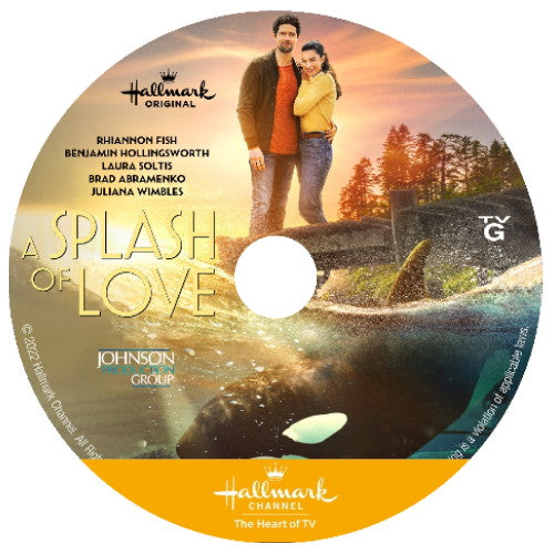 A SPLASH OF LOVE DVD HALLMARK MOVIE 2022 Benjamin Hollingsworth