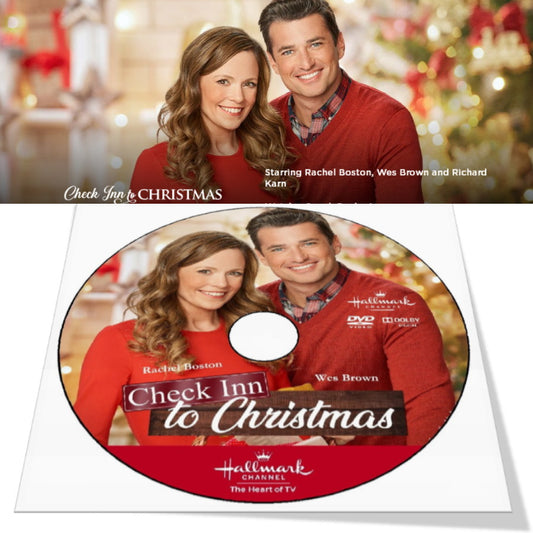 CHECK INN TO CHRISTMAS DVD HALLMARK MOVIE 2019 Wes Brown Rachel Boston