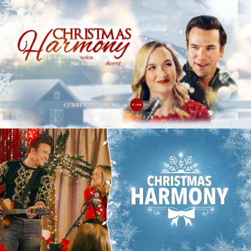 CHRISTMAS HARMONY DVD LIFETIME MOVIE 2018 Kelley Jakle, Adam Mayfield