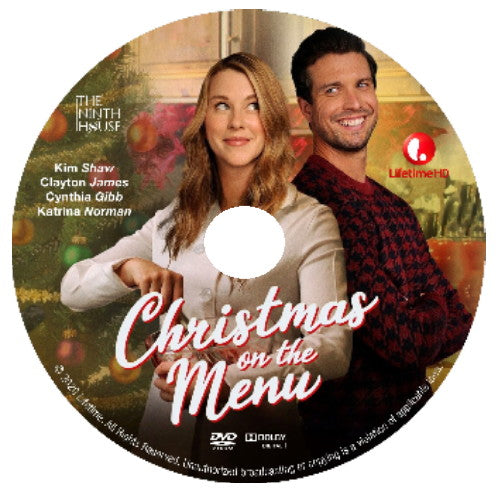 CHRISTMAS ON THE MENU DVD 2020 LIFETIME MOVIE