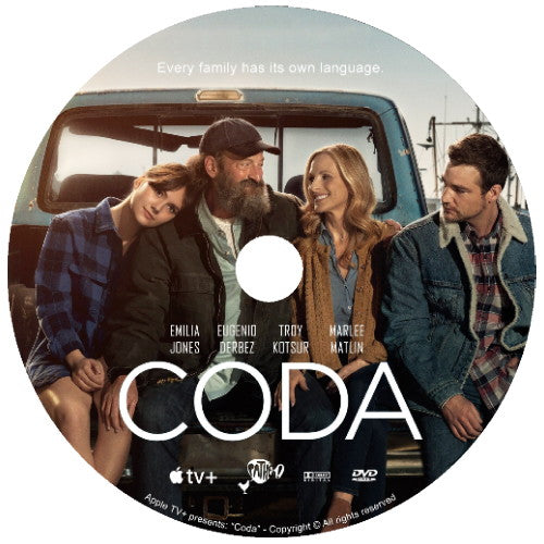 CODA DVD 2021 MOVIE - REGION FREE - Emilia Jones, Marlee Matlin