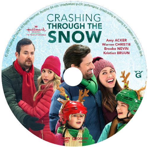 CRASHING THROUGH THE SNOW DVD HALLMARK MOVIE 2021