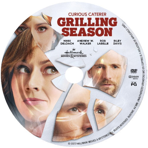 CURIOUS CATERER: GRILLING SEASON DVD HALLMARK MOVIE 2023 Andrew Walker