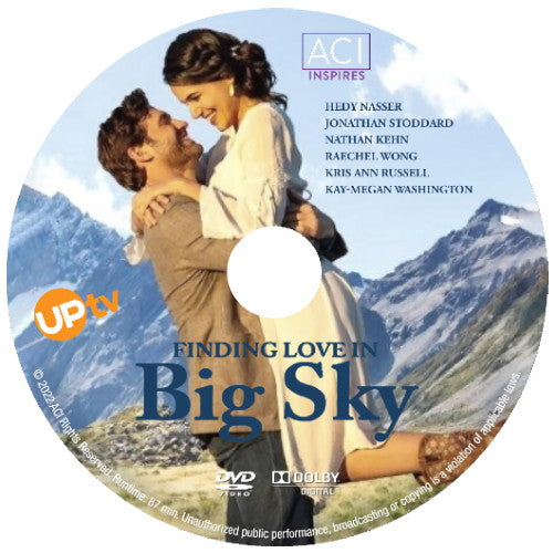 FINDING LOVE IN BIG SKY DVD UPTV MOVIE 2022