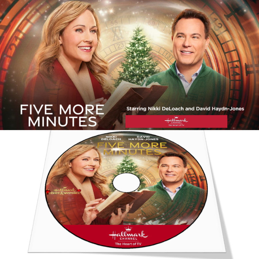 FIVE MORE MINUTES DVD HALLMARK MOVIE 2021 Nikki DeLoach