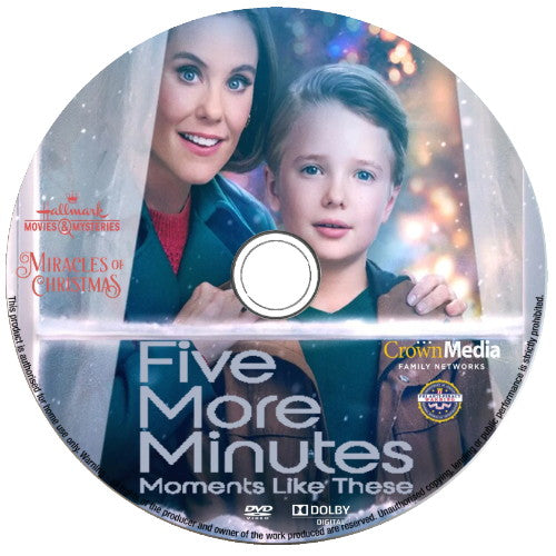 FIVE MORE MINUTES MOMENTS LIKE THESE DVD HALLMARK CHRISTMAS MOVIE 2022