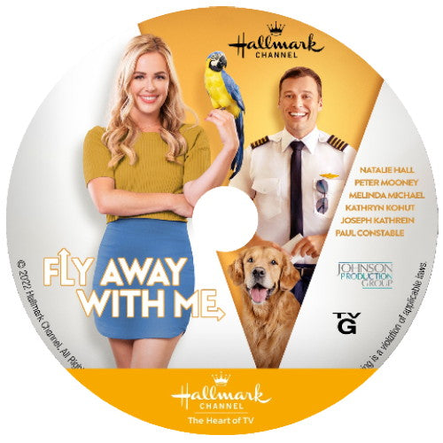 FLY AWAY WITH ME DVD HALLMARK MOVIE 2022 - Natalie Hall