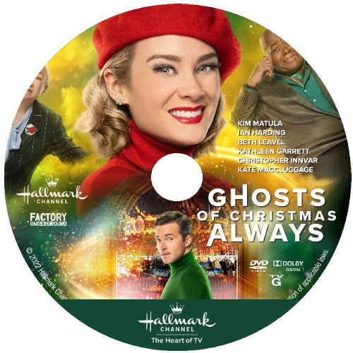 GHOSTS OF CHRISTMAS ALWAYS DVD HALLMARK MOVIE 2022 - Kim Matula