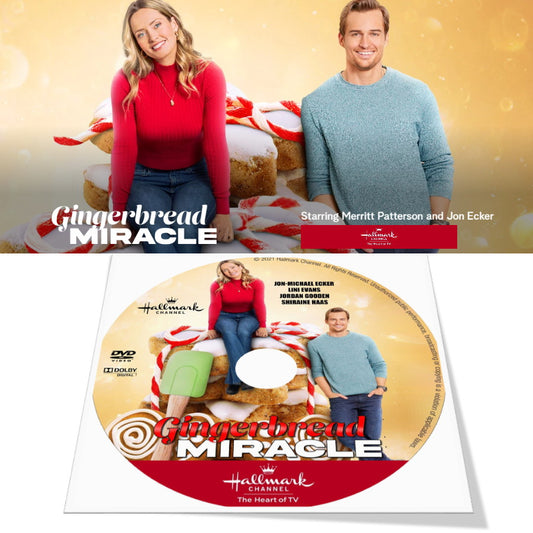GINGERBREAD MIRACLE DVD HALLMARK CHRISTMAS MOVIE 2021