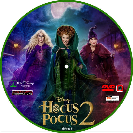 HOCUS POCUS 2 DVD (2022) DISNEY MOVIE - REGION FREE