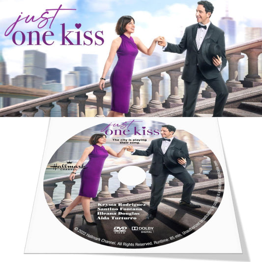 JUST ONE KISS DVD HALLMARK MOVIE 2022