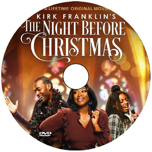 KIRK FRANKLIN'S THE NIGHT BEFORE CHRISTMAS DVD LIFETIME MOVIE 2022