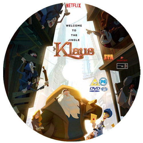 KLAUS DVD 2019 Netflix Movie - Animated Christmas