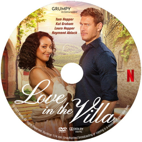 LOVE IN THE VILLA DVD MOVIE 2022