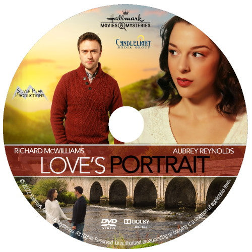 LOVE'S PORTRAIT DVD HALLMARK MOVIE 2022 Aubrey Reynolds, Richard McWilliams.