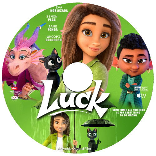 LUCK DVD 2022 MOVIE - ANIMATED FILM - REGION FREE