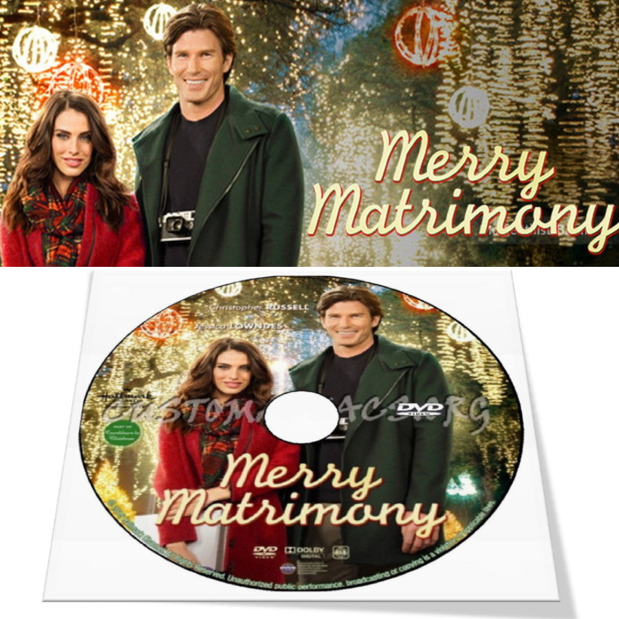 MERRY MATRIMONY DVD HALLMARK CHRISTMAS MOVIE 2015 Jessica Lowndes