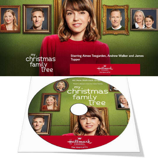 MY CHRISTMAS FAMILY TREE DVD HALLMARK MOVIE 2021 Aimee Teegarden, Andrew Walker