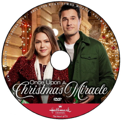 ONCE UPON A CHRISTMAS MIRACLE DVD HALLMARK MOVIE 2018