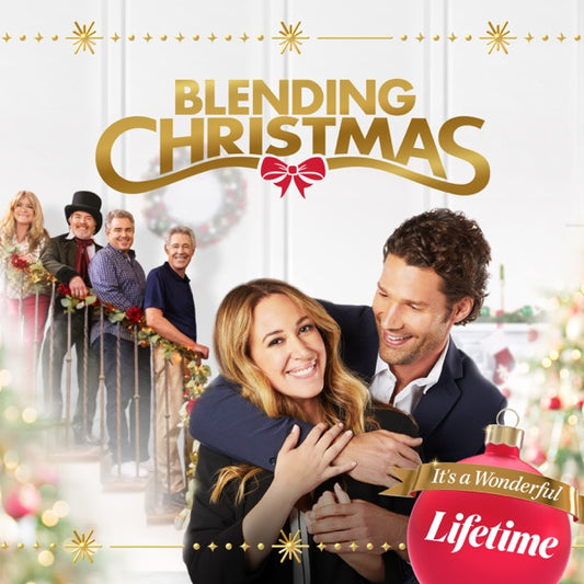 BLENDING CHRISTMAS DVD LIFETIME MOVIE 2021 Haylie Duff & Aaron O’Connel.