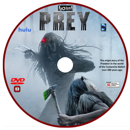 PREY DVD (2022) MOVIE PREDATOR - REGION FREE